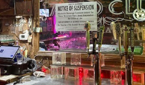 ABC Posts 30-day Suspension Notice at Rocky’s 7440 Club in Citrus Heights