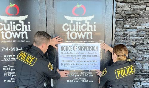 Santa Ana Restaurant Receives Indefinite Suspension for Serving Alcohol to Minors